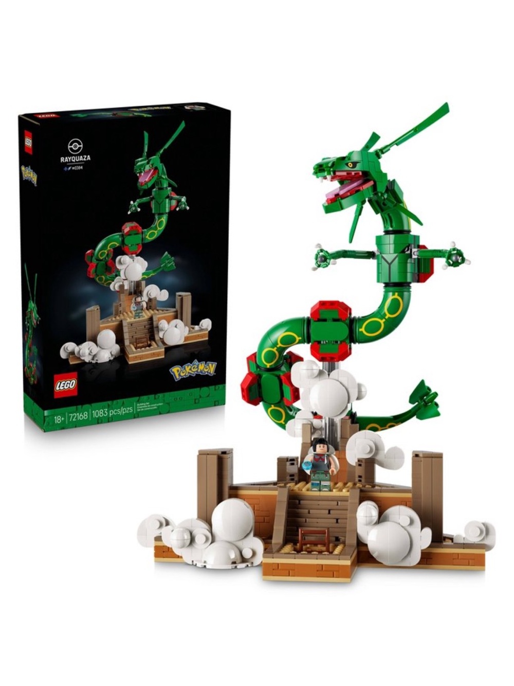 LEGO Pokémon Rayquaza Decor Building
Set 72168